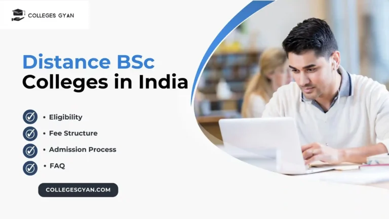 top distance bsc colleges in india