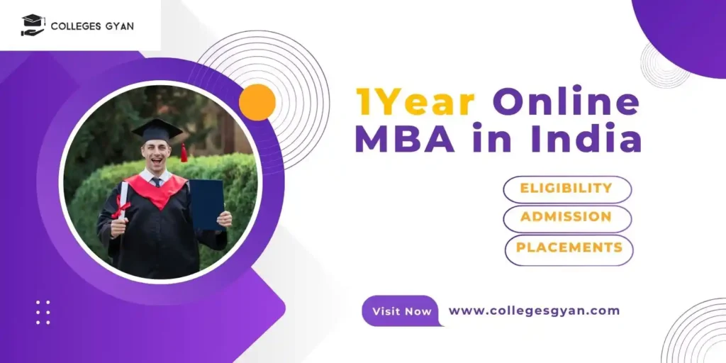 one year online mba in india