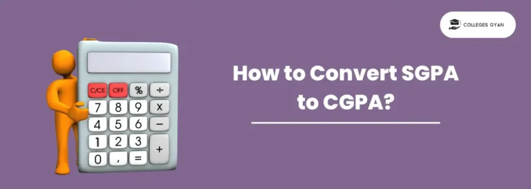 How to Convert SGPA to CGPA?