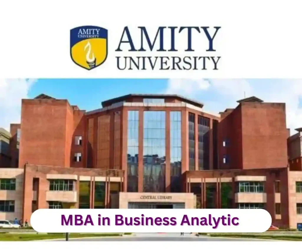 amity online mba in business analytics