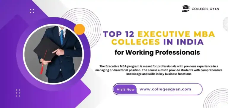 Executive MBA Colleges in India