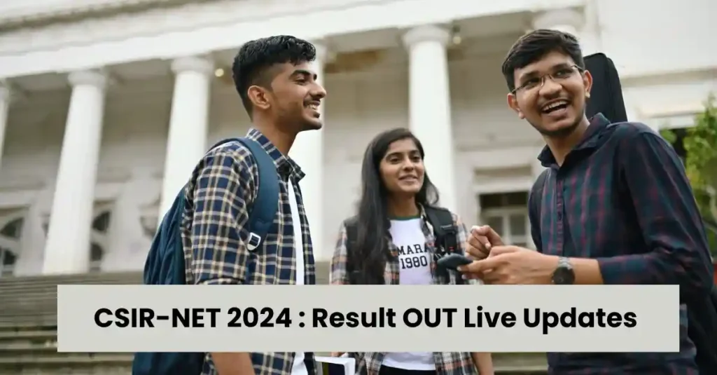 csir net 2024 live result