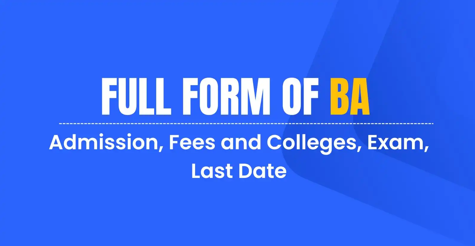 full form of ba