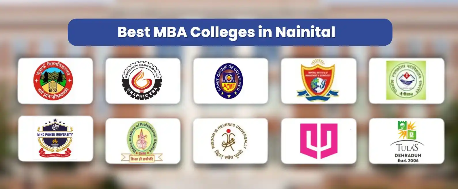 list of 10 mba colleges in nainital