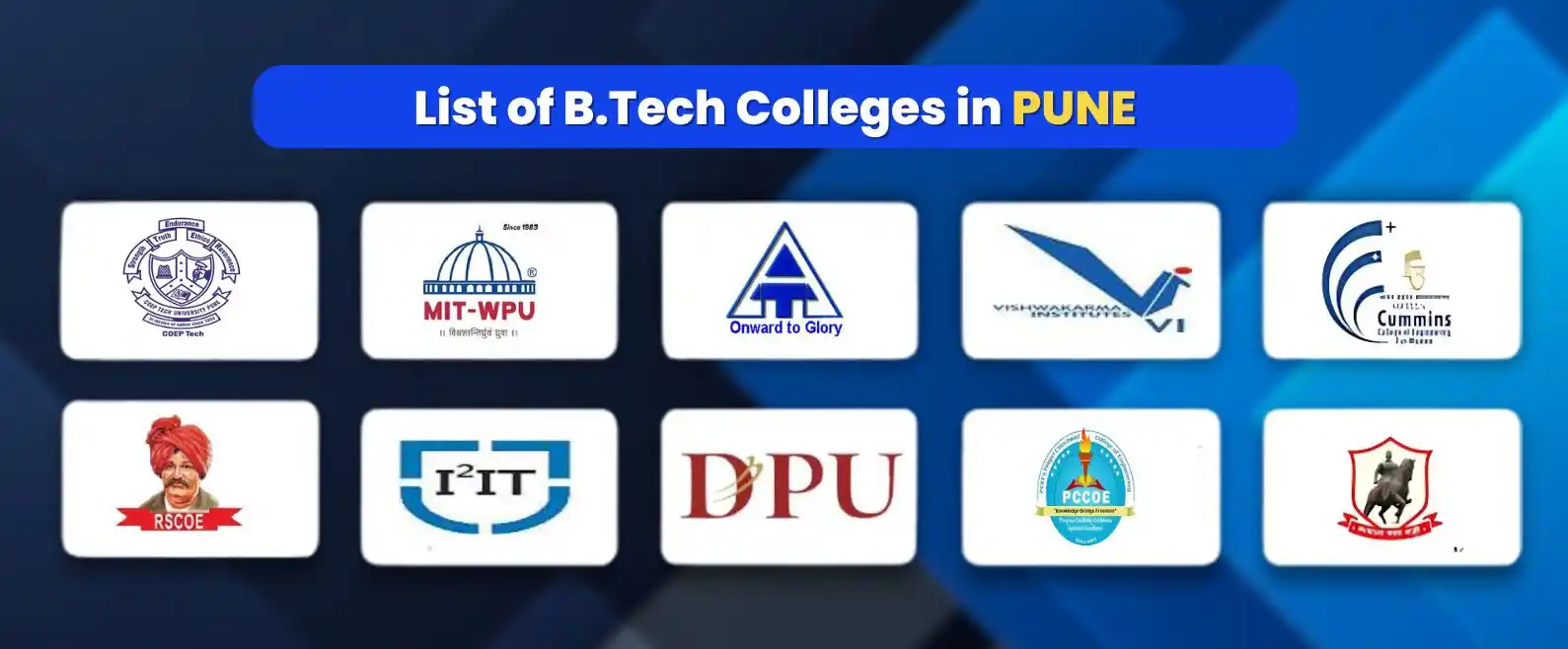 list of btech colleges in pune