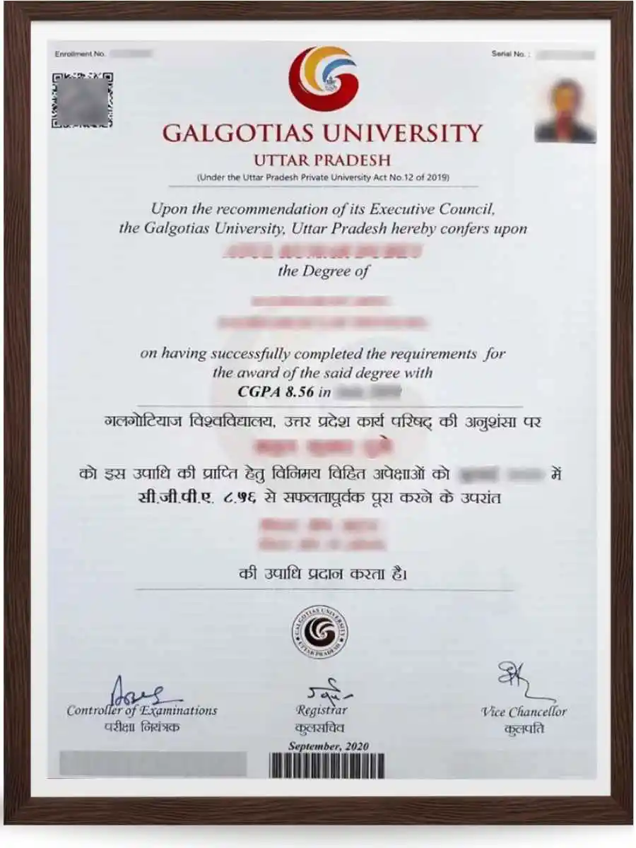 galgotias online degree
